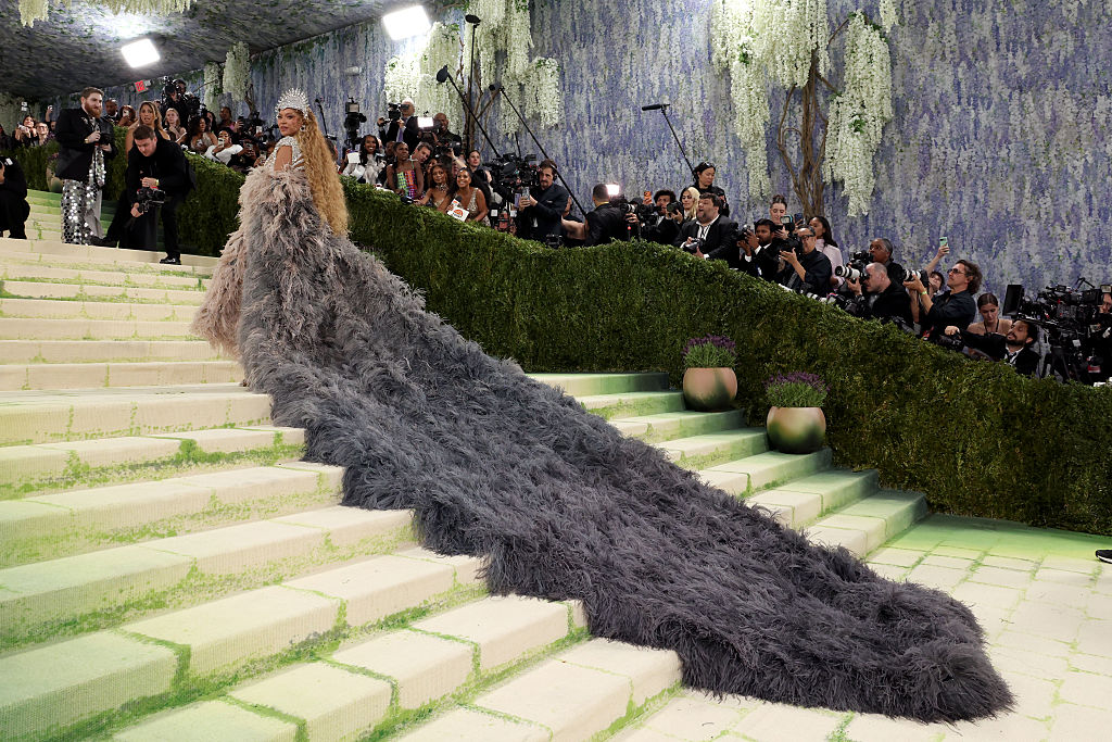 NEW YORK, NEW YORK - MAY 04: Beyoncé attends the 2026 Met Gala celebrating "Costume Art" at the Metropolitan Museum of Art on May 04, 2026 in New York City. (Photo by John Shearer/WireImage)