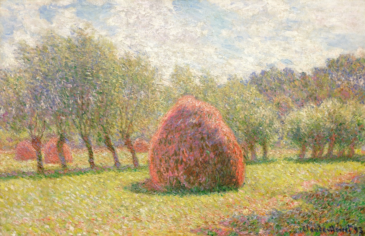 クロード・モネ《ジヴェルニーの積みわら》（1893）　Photo: Sotheby’s