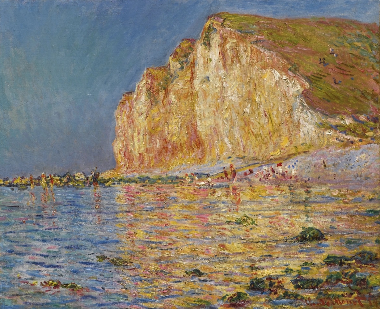 クロード・モネ《レ・プティット=ダルの干潮》（1884）　Photo: Sotheby’s