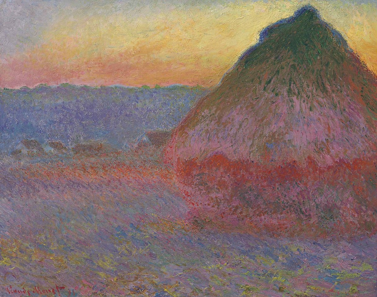 クロード・モネ《積みわら》（1891）　Photo: Christie’s