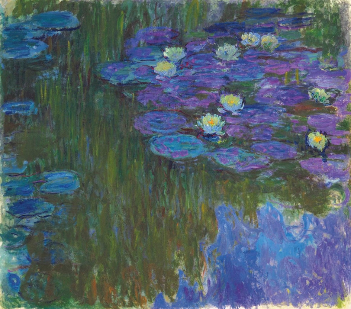 クロード・モネ《Nymphéas en fleur（花ざかりの睡蓮）》（1914-17年頃）　Photo: Christie’s