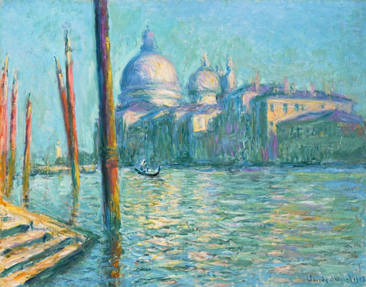 クロード・モネ《大運河とサンタ・マリア・デッラ・サルーテ聖堂》（1908）　Photo: Sotheby’s