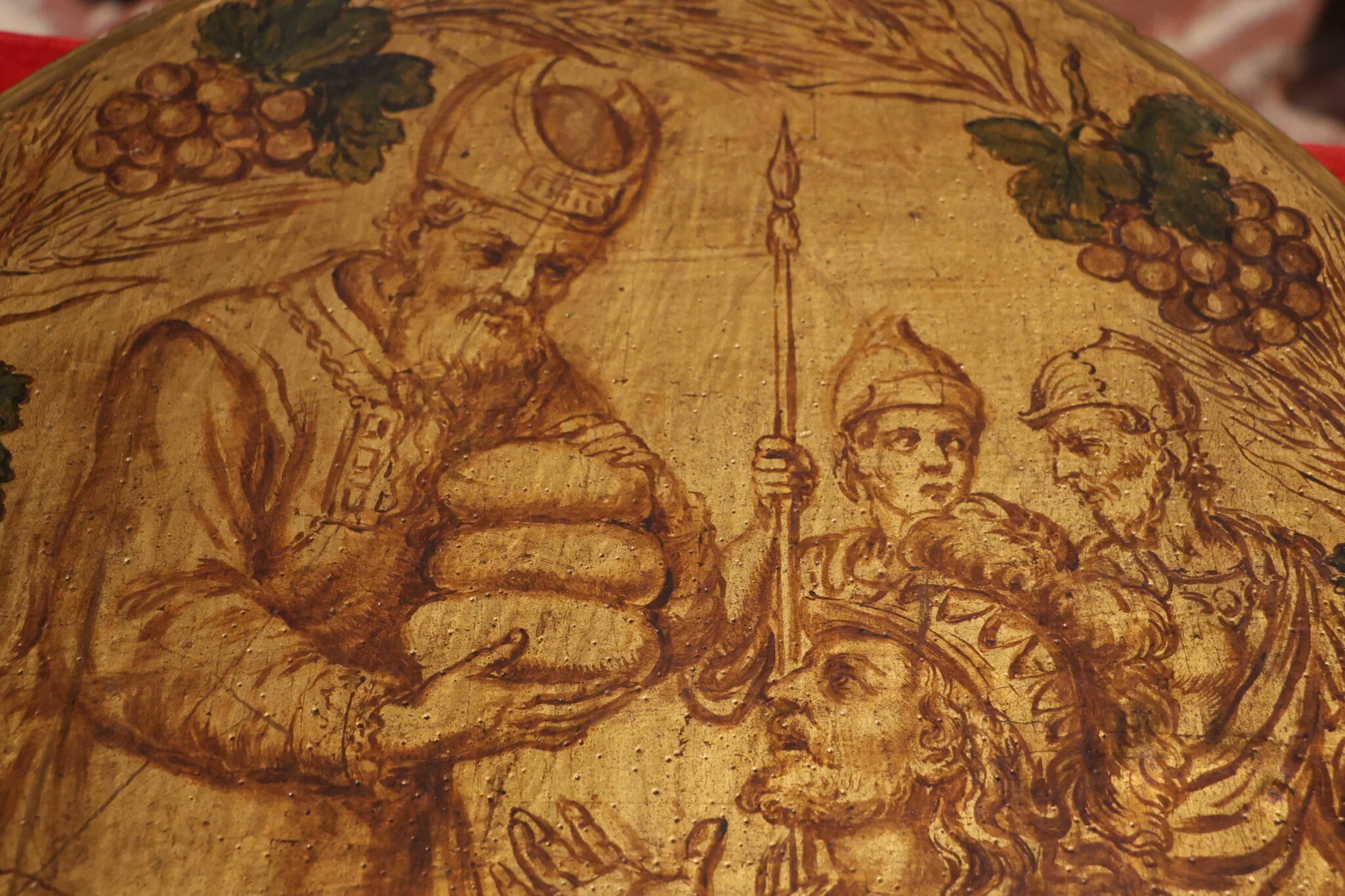 ダビデが聖なるパンを授かる場面を描いた作品。Photo: via X/Catedral de Sevilla Oficial
