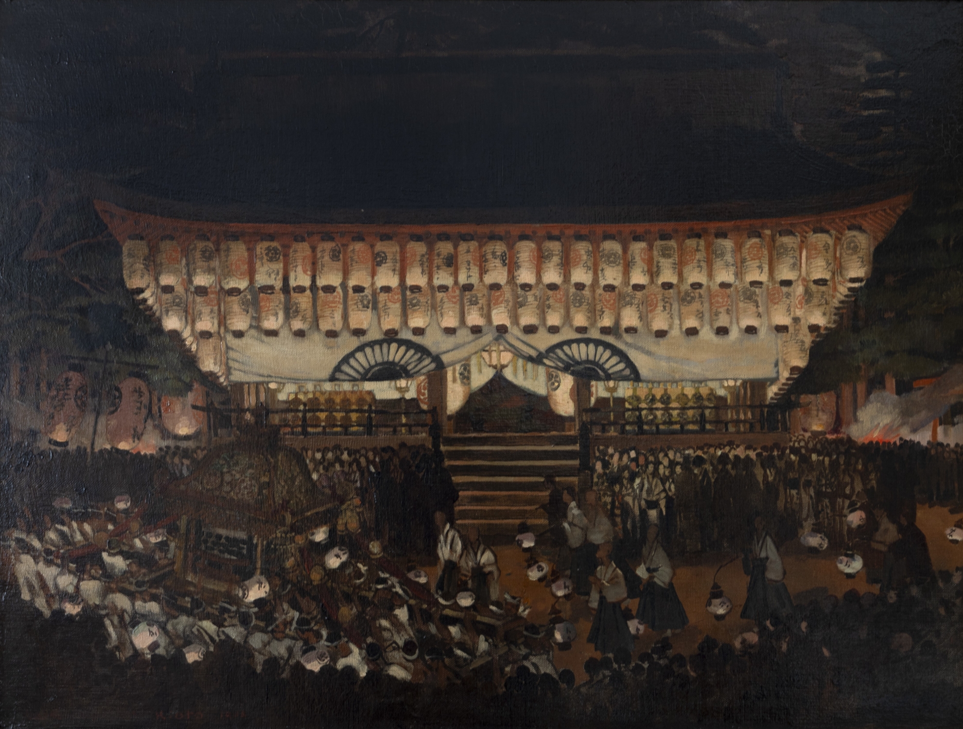 カール・ヴァルザー《祇園祭、京都・八坂神社》（1908） Photo: Courtesy of Tokyo Station Gallery