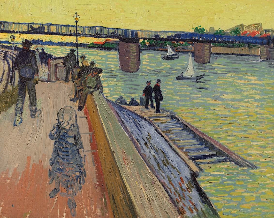 フィンセント・ファン・ゴッホ《Bridge at Trinquetaille》（1888）　Photo: Christie’s