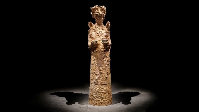 純銀製のイタリアンベネチア6面手彫り彫刻装飾的な絵画の金属製ケースです！ あなたと、すべてとともに」──ヴェネチア・ビエンナーレのイタリア館