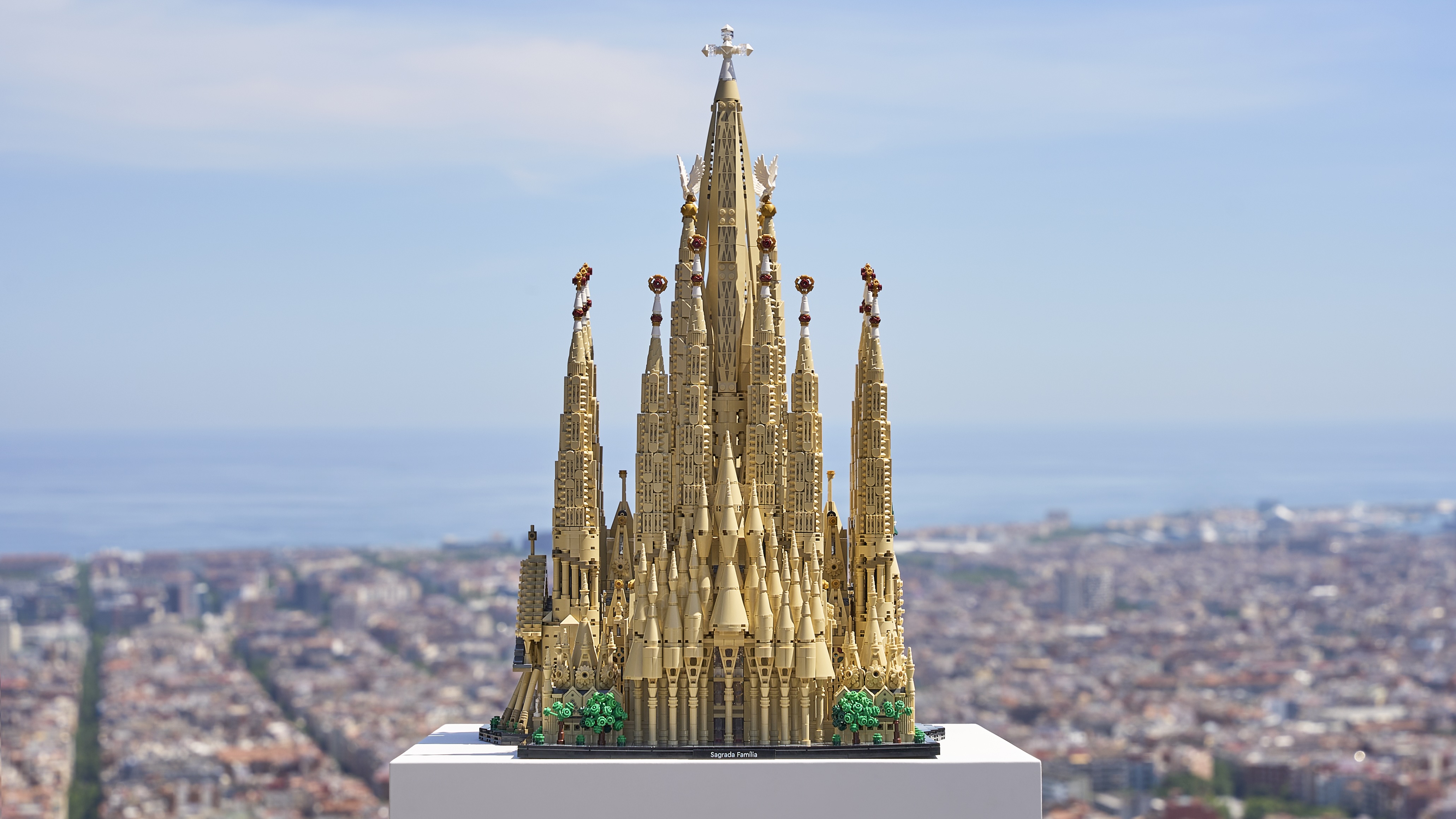 レゴで再現されたサグラダ・ファミリア。12万9980円（税込）。Photo: Courtesy of LEGO