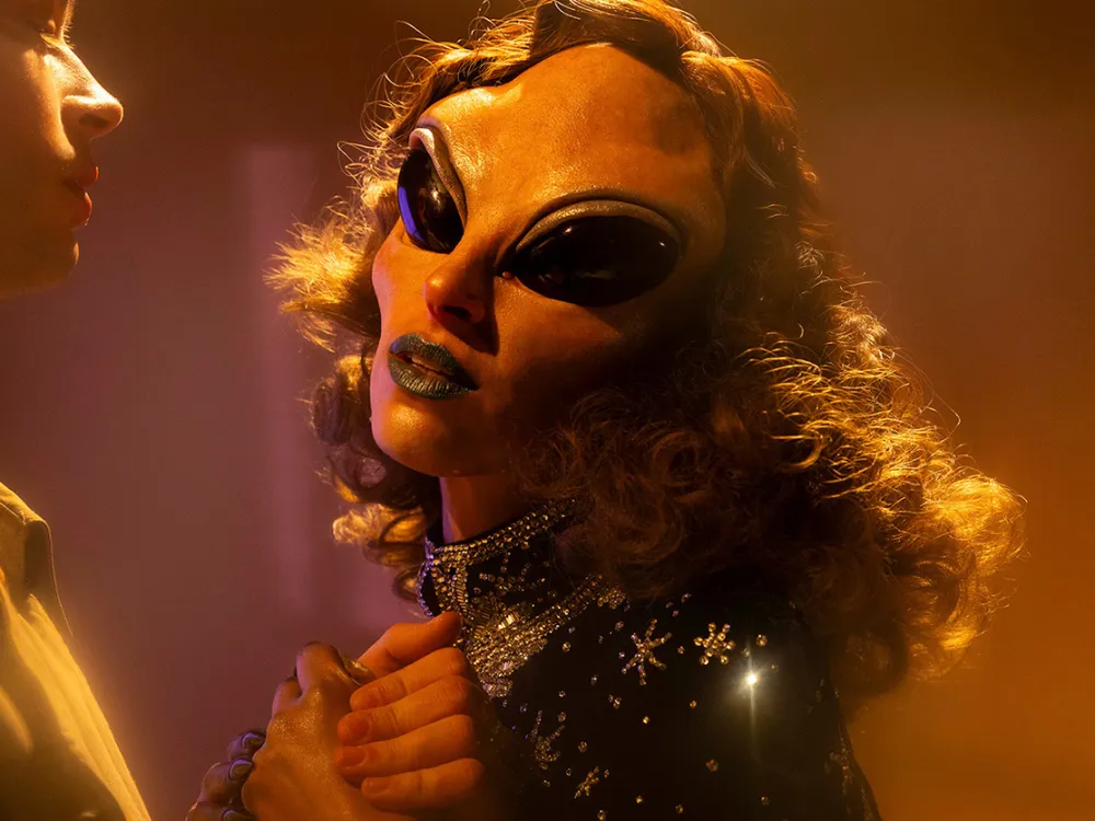 Still from Chloe Wise’s three-channel video PsyFi*, 2026. ©Logan White