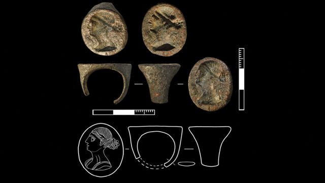 古代エジプト女王の希少な肖像入り指輪が農園遺跡から出土──王室文化