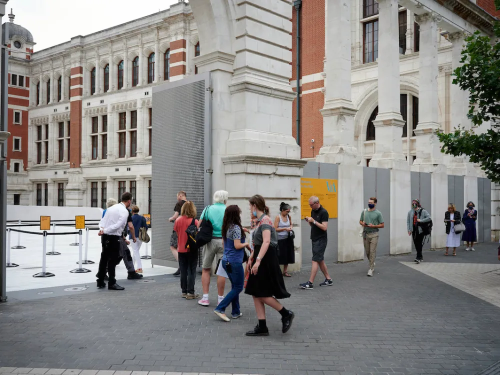 The Victoria & Albert Museum in London after its reopening in 2020. KGC-247/STAR MAX/IPx