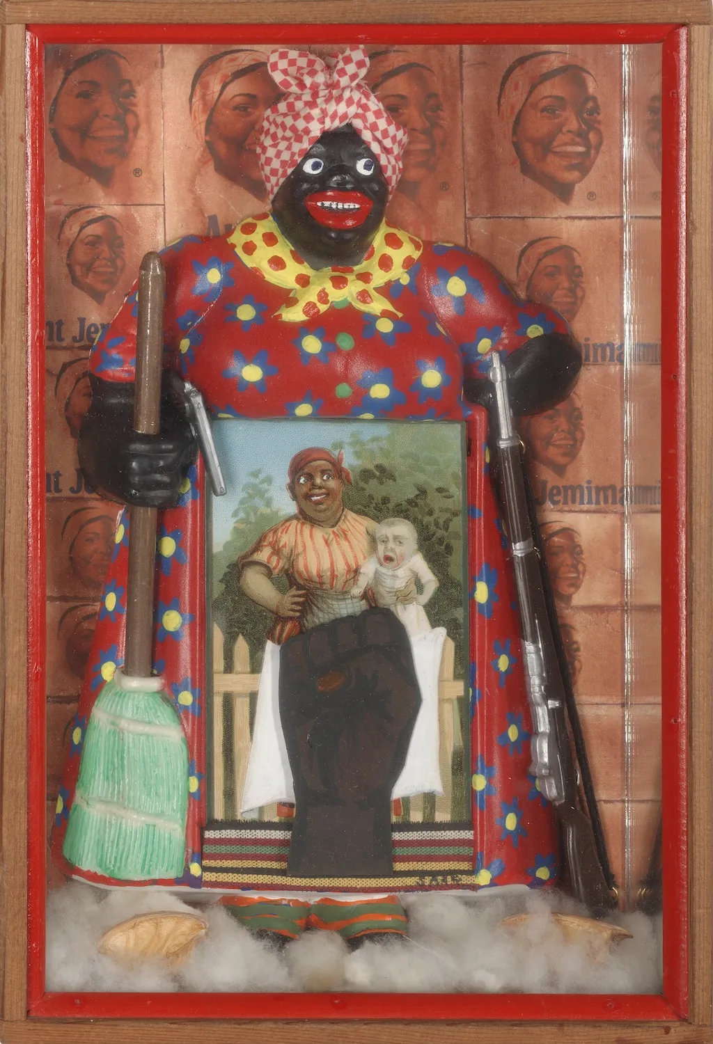 ベティ・サール《The Liberation of Aunt Jemima(ジェミマおばさんの解放)》(1972) Photo: Benjamin Blackwell/Courtesy Roberts Projects, Los Angeles, California