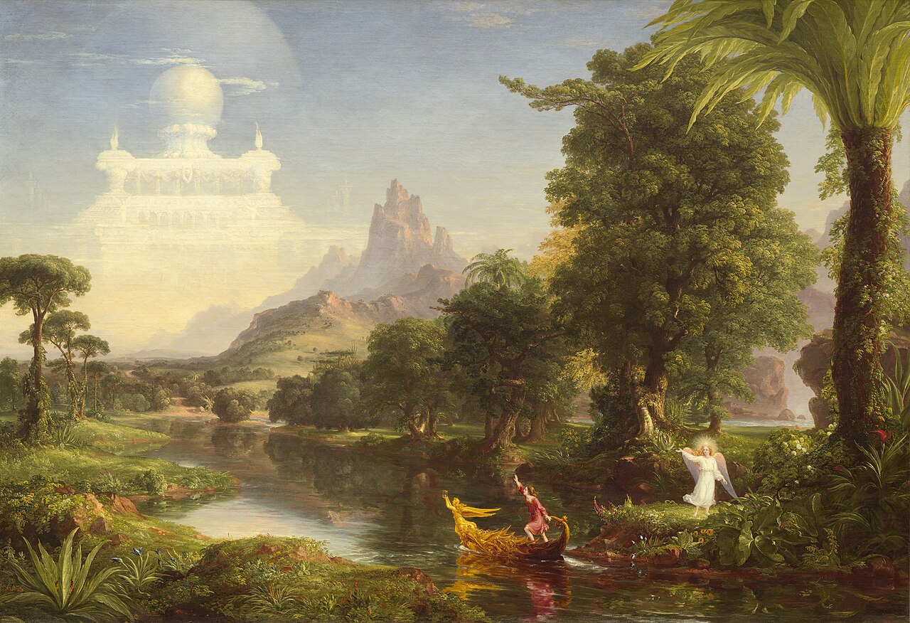 トーマス・コール《The Voyage of Life: Youth》（1842） Photo: the National Gallery of Art
