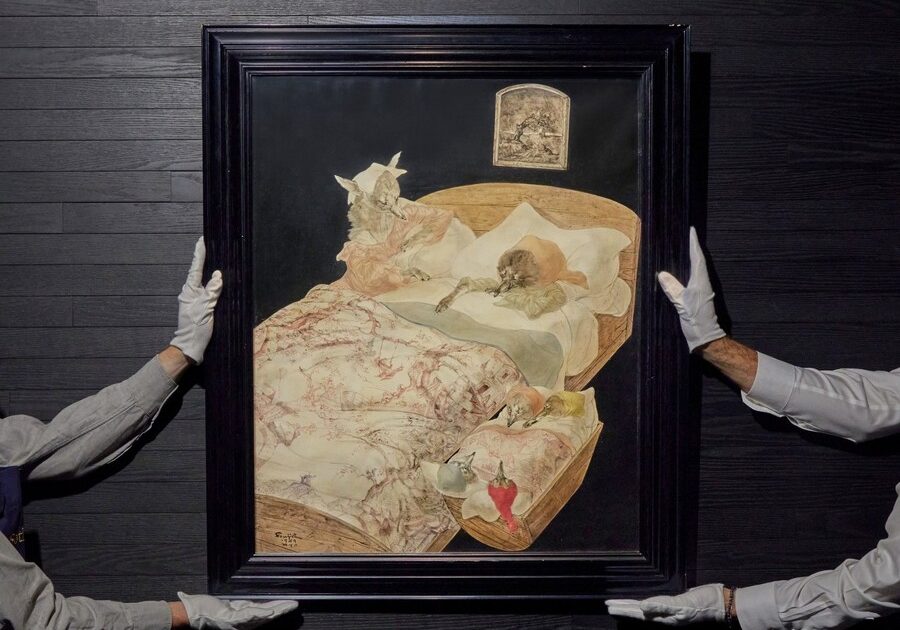 尾崎オマージュ【 Cawian 2001 絵画】 Le-reve-Hommage-a-La-