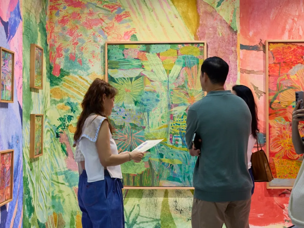 MAAT Gallery's booth at Frieze Seoul. Photo WeCap Studio/Courtesy Frieze