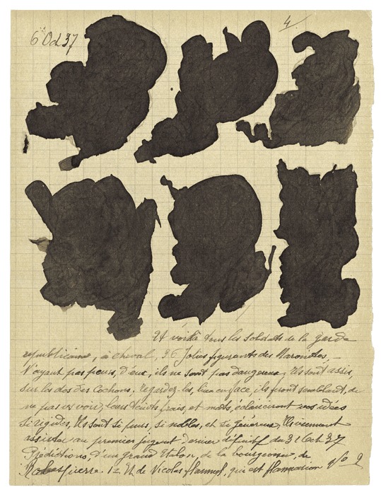 ジャンヌ・トリピエ《And there all the soldiers of the republican guard》（1937）　Photo: Collection de l'Art Brut, Lausanne, Switzerland